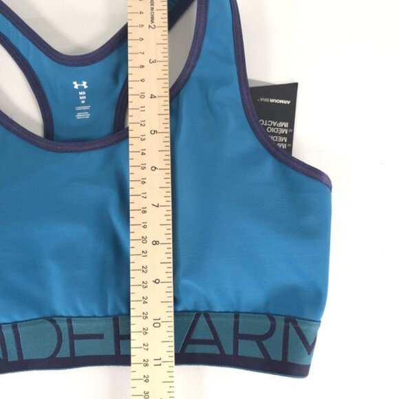 NWT Under Armour Bra Medium-Impact Sports Bra COMPRESSION 1250132 Size MEDIUM - Picture 7 of 13